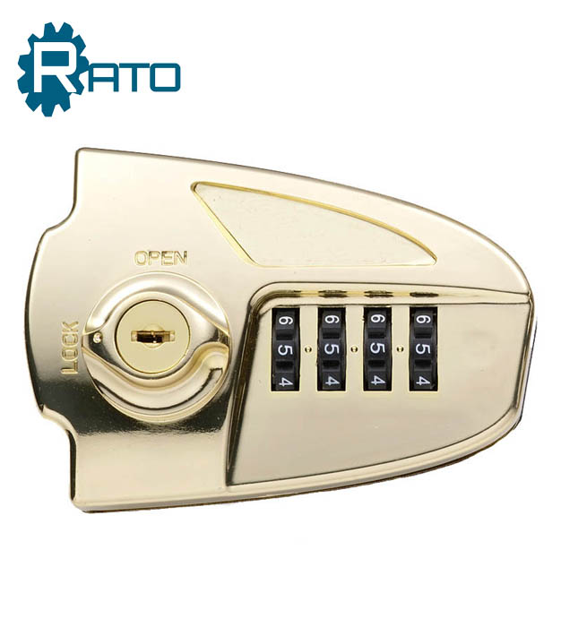 Golden Digital Code Number Locks With Master Key