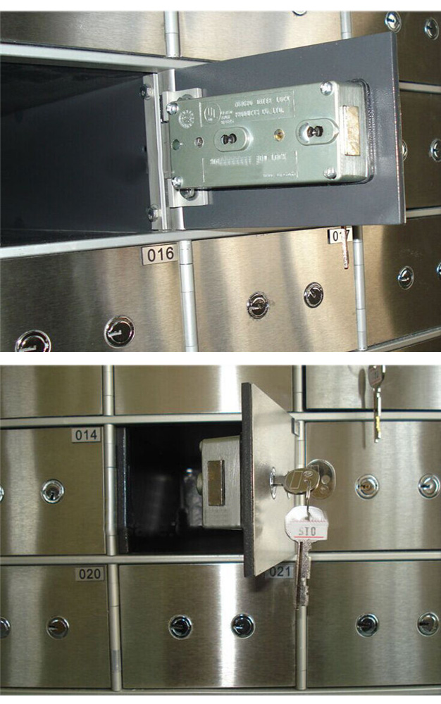 Mechanical Safe Deposit Box Rim Lock