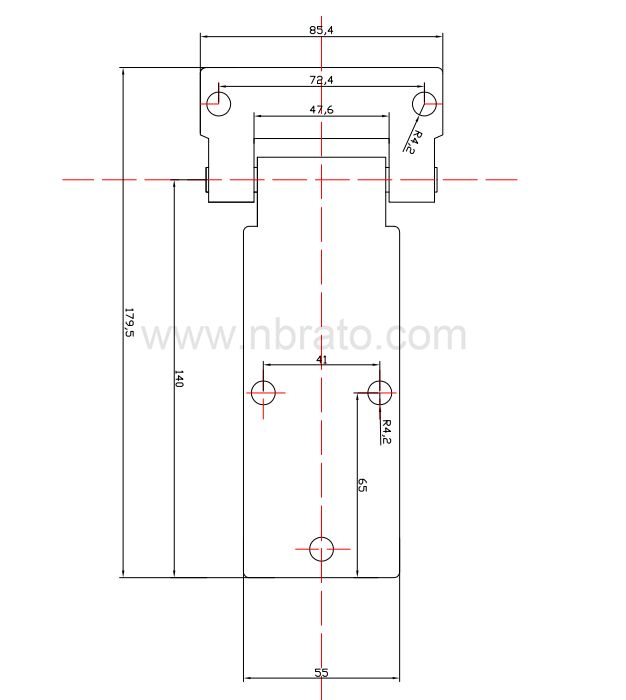 Stainless Steel Automotive Trailer Generator Carriage Door Industrial Hinge