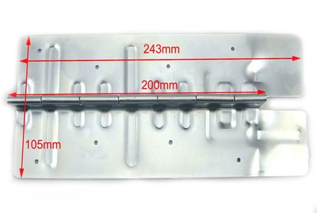 Galvanized Steel Pallet Collar Solid Wooden Case Hinge