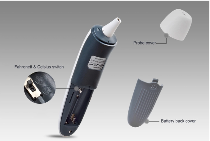 CE ISO FDA approved No touch Forehead And Ear Infrared Thermometer Baby Thermometer Digital Thermometer