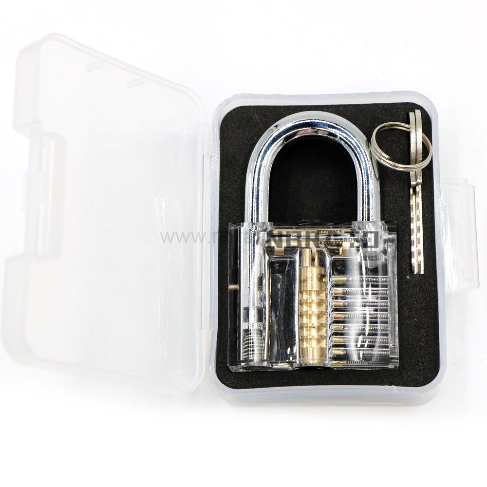 50MM Clear Transparent Cutaway Practice Tools for Locksmith Professional Training Skill Practice Lock