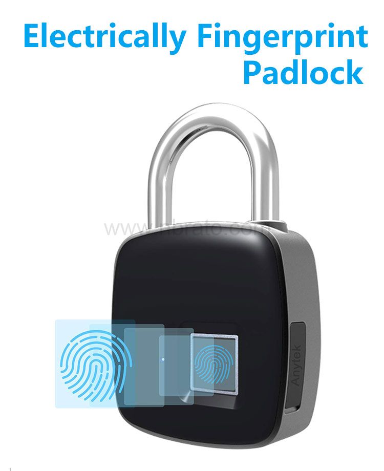 Theft Non-password Electrically Intelligent Fingerprint Padlock