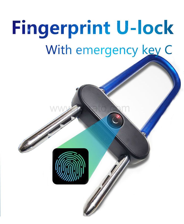 2020 new product smart u-lock for motorbike or bicycle Fingerprint U-lock Key fingerprint double unlock U-lock 2020 new product smart u-lock for motorbike or bicycle Fingerprint U-lock Key fingerprint double unlock U-lock