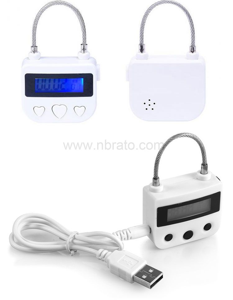Liquid Crystal Display electronic cable Multifunctional Small bondage lock with Time Sex Lock Liquid Crystal Display electronic cable Multifunctional Small bondage lock with Time Sex Lock