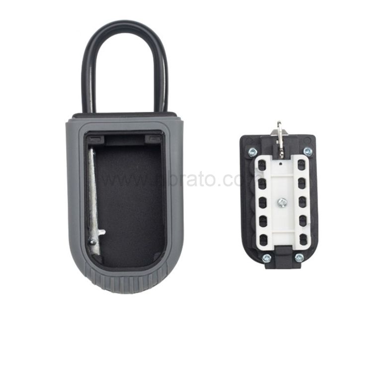 Safe black Wall Mount zinc alloy waterproof 4 code Combination Key Lock Box