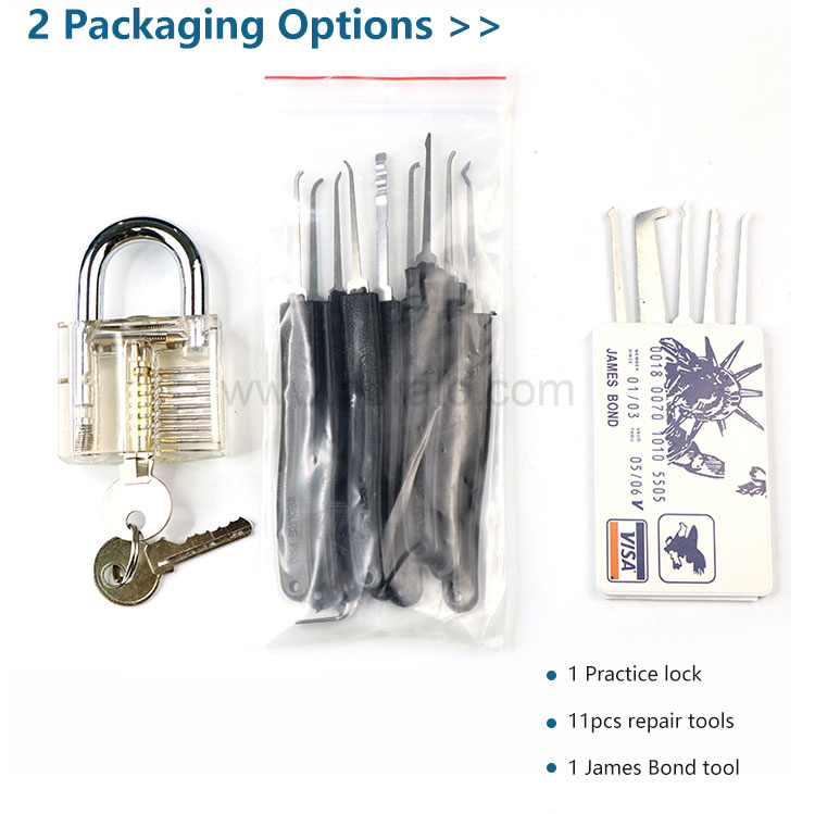 locksmith tools practice professional dimple training 11pieces pick lock set with 1lock