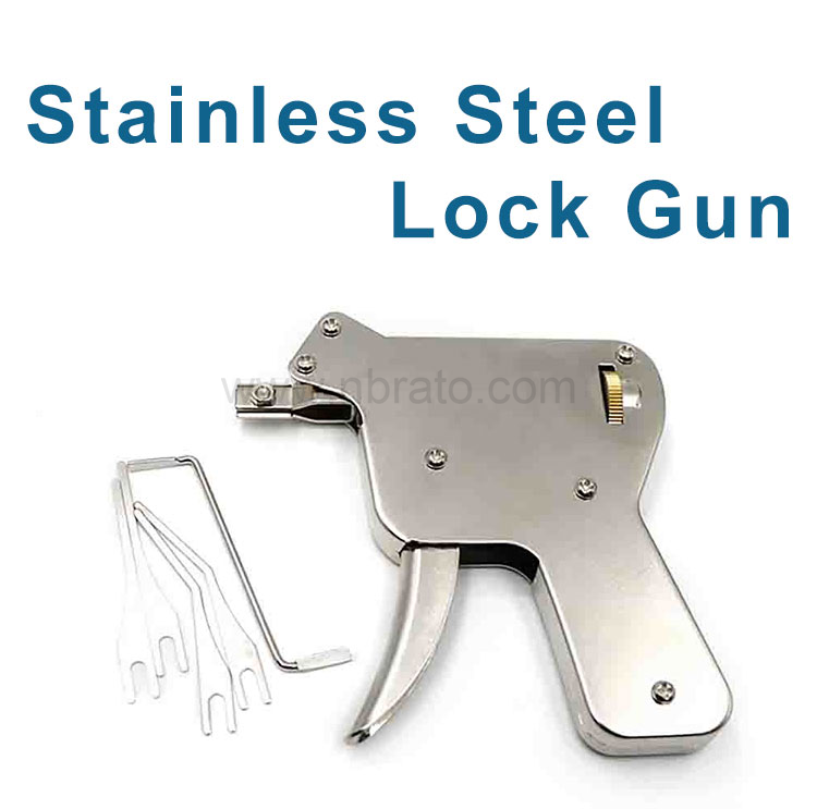 Stainless Steel Door Opener Locksmith tool Strong Manual Lock Pick Gun Padlock Repair Tools Kit