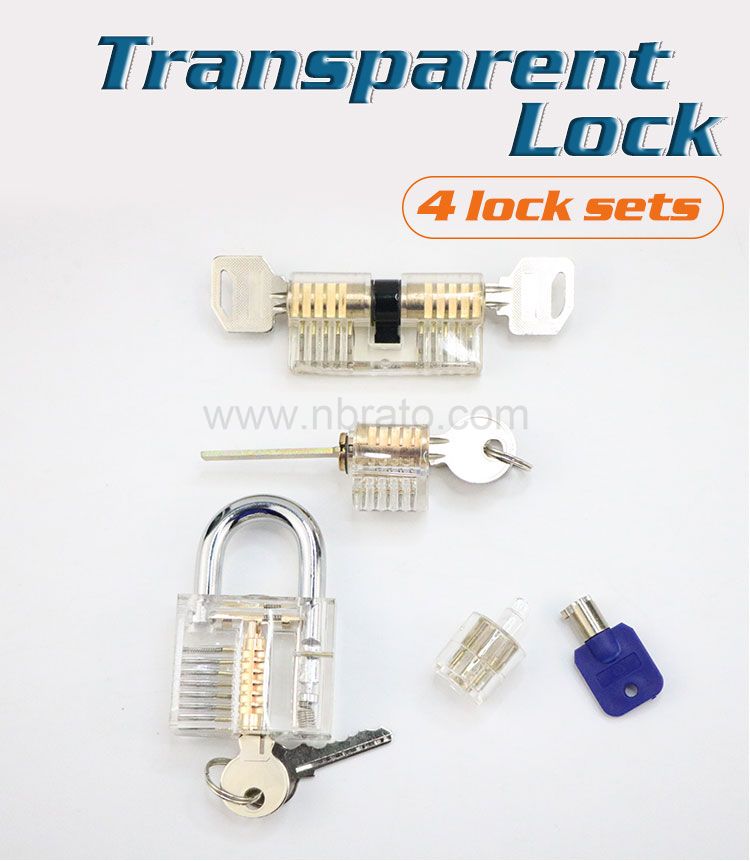 Training lock Professional Cutaway Inside view of Practice Keyed locks Skill Pick for Locksmith