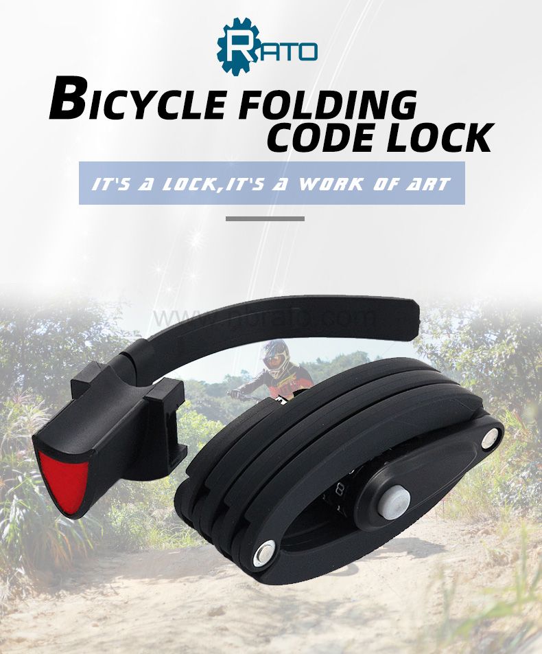 High Quality Foldable Scooter Bike Lock 4 digit combination Strong Security Anti-theft Bicycle Lock