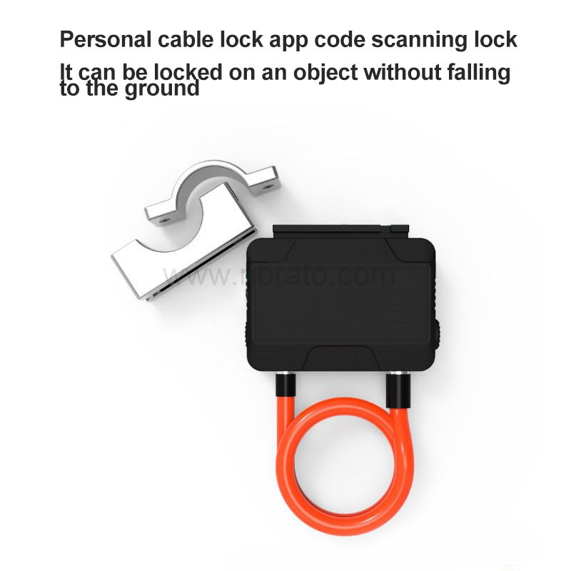 abrasion resistant foldable adjustable intelligent shared bicycle Security steel cable lock