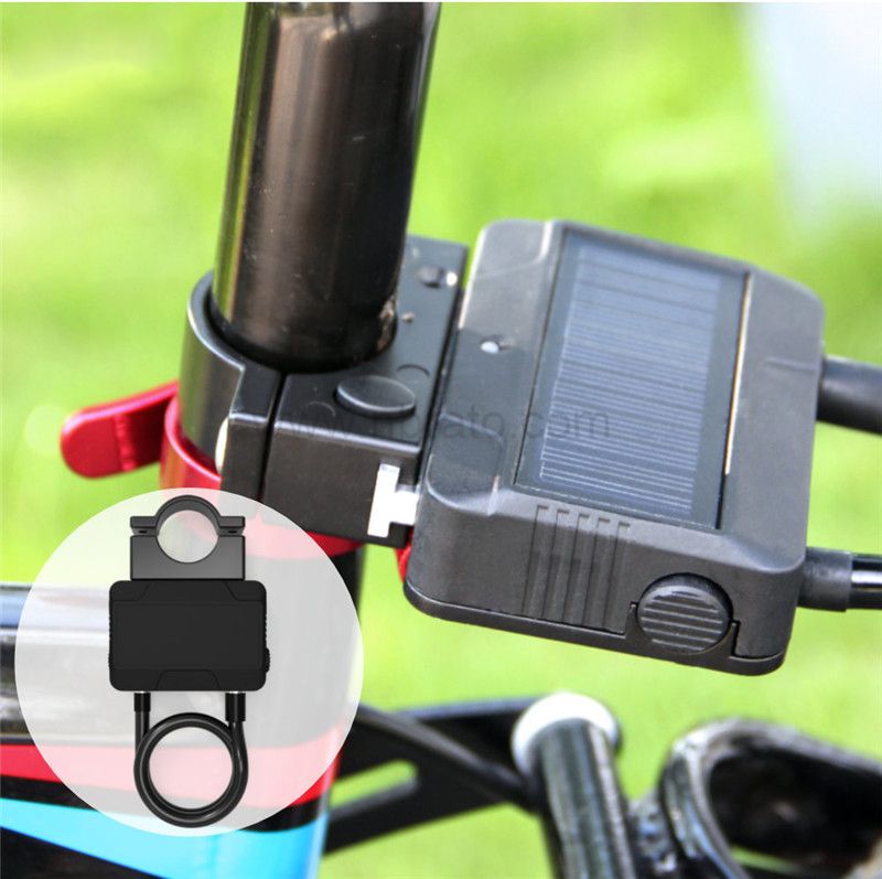 abrasion resistant foldable adjustable intelligent shared bicycle Security steel cable lock