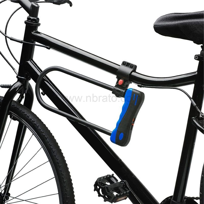 Bike U Lock With Bracket, Heavy Duty U Lock with Dust cover