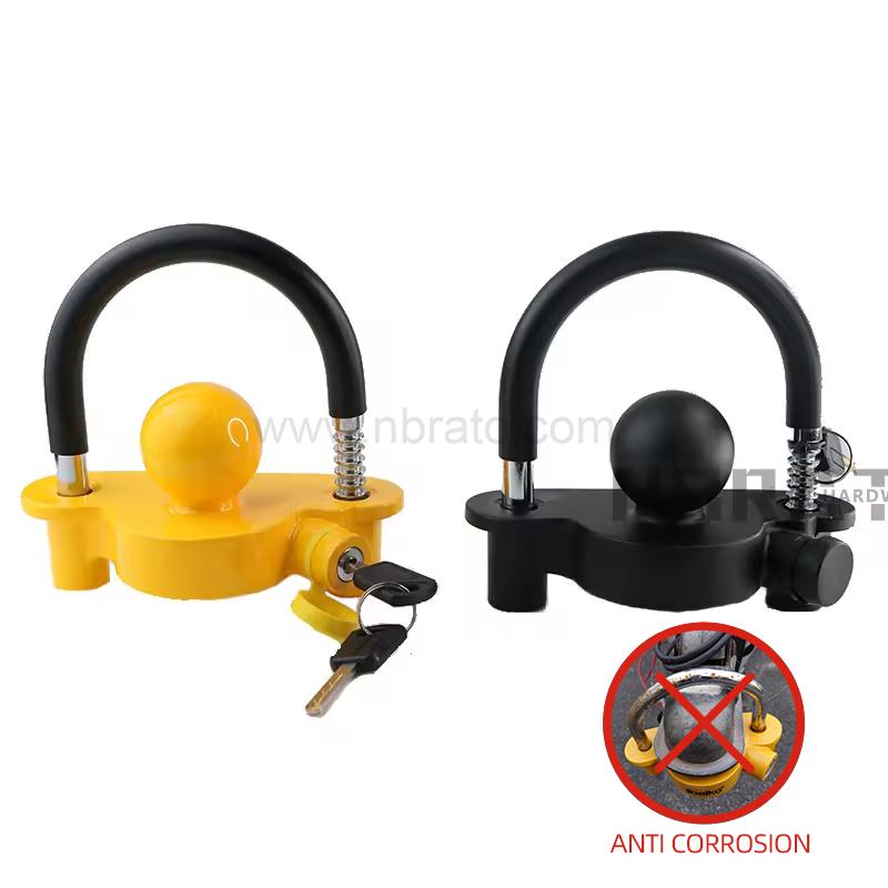 47mm ball 2 keys universal ball trailer hitch coupler lock